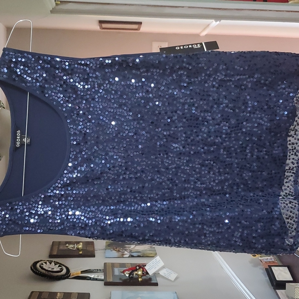 Sequined tank